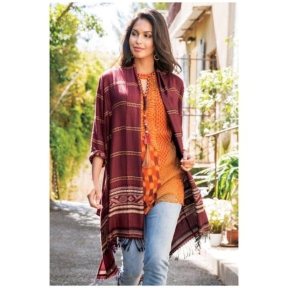 Soft Surroundings Marrakesh Kimono Jacket 3X
